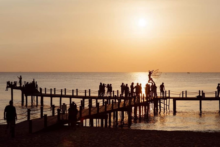 _sunset sanato beach Phu Quoc island