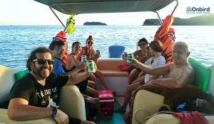 International tourists enjoyed snorkeling trip in Phu Quoc island